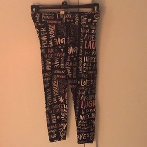 Live love laugh leggings